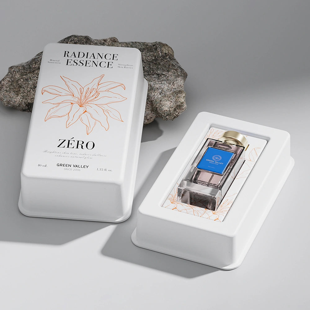 Red Lily Print Biodegradable Perfume Box Wholesale