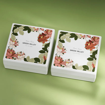 Botanical Border Print Pulp Perfume Gift Box