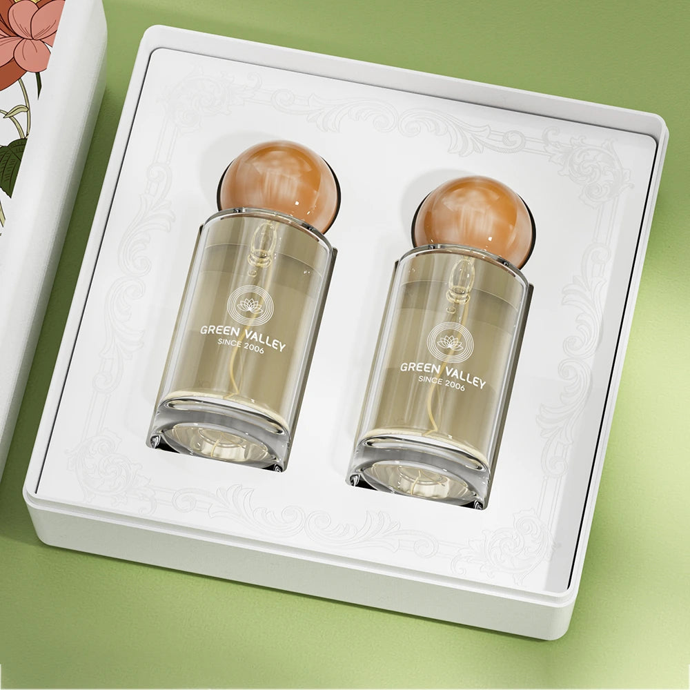 Botanical Border Print Pulp Perfume Gift Box