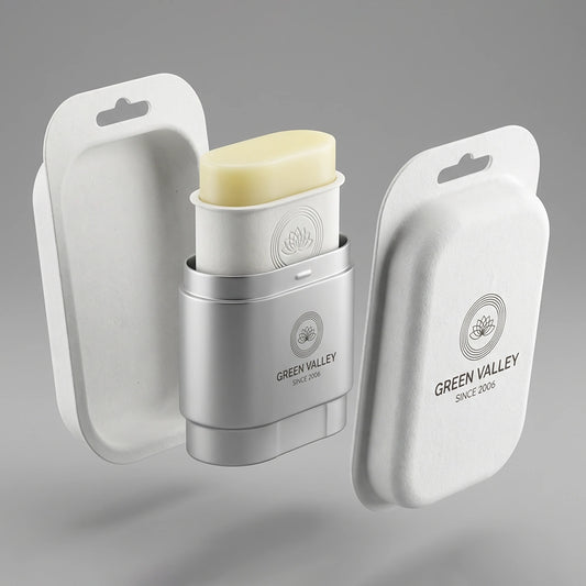Clamshell Sustainable Deodorant Container Packaging