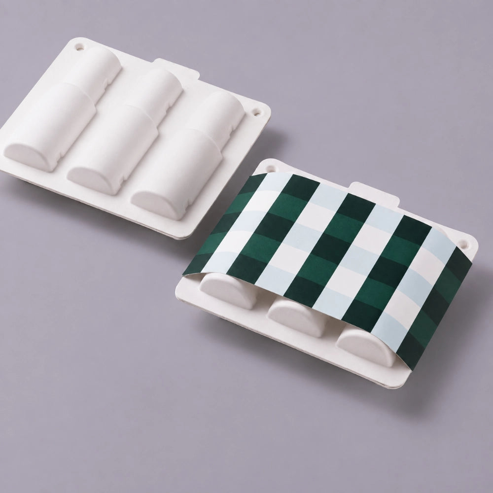 Three Bottle Sleeve Clamshell Sample Packaging Wholesale