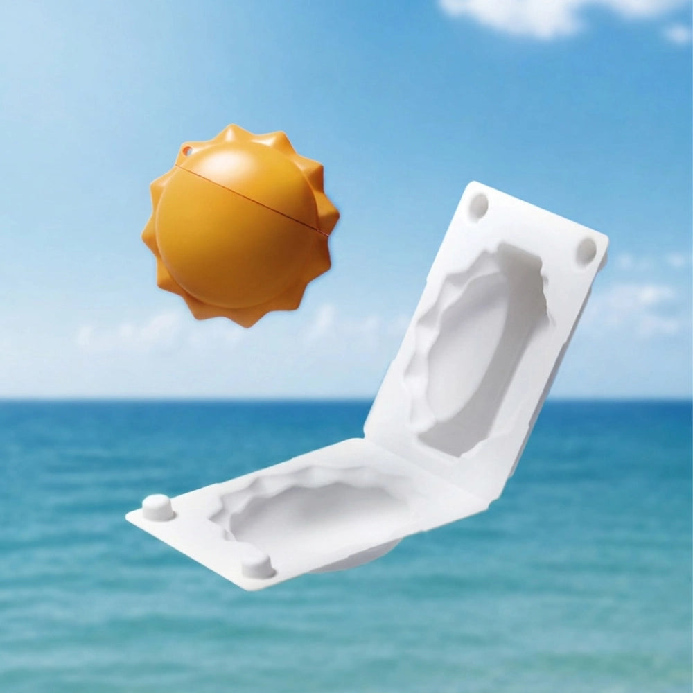 Sun-Shaped Compact Clamshell Sunscreen Packaging Wholesale