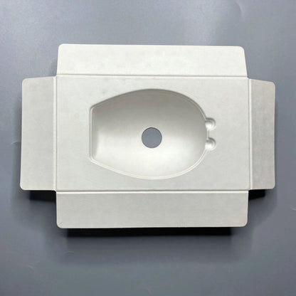 Smooth Sugarcane Bagasse Molded Mouse Packaging Tray