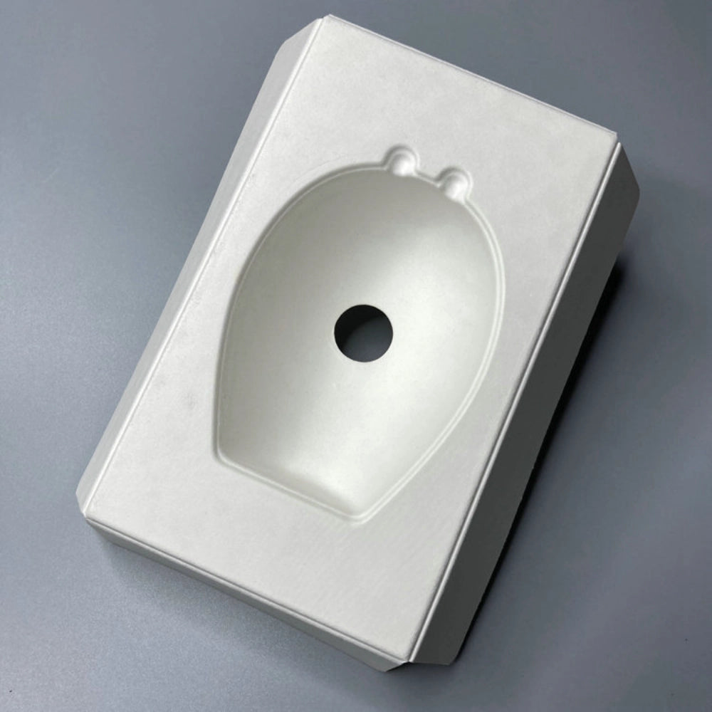 Smooth Sugarcane Bagasse Molded Mouse Packaging Tray