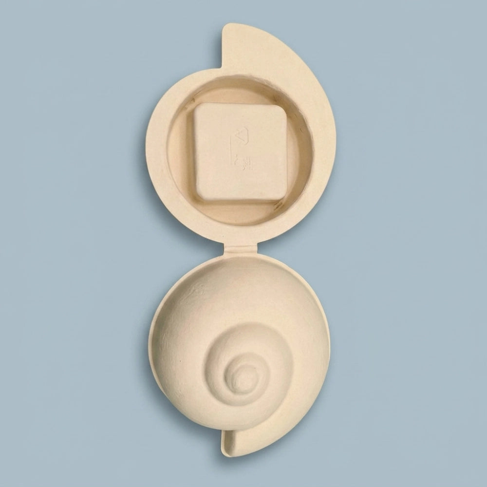 Snail Shell Shape Soap Biodegradable Eco Packaging
