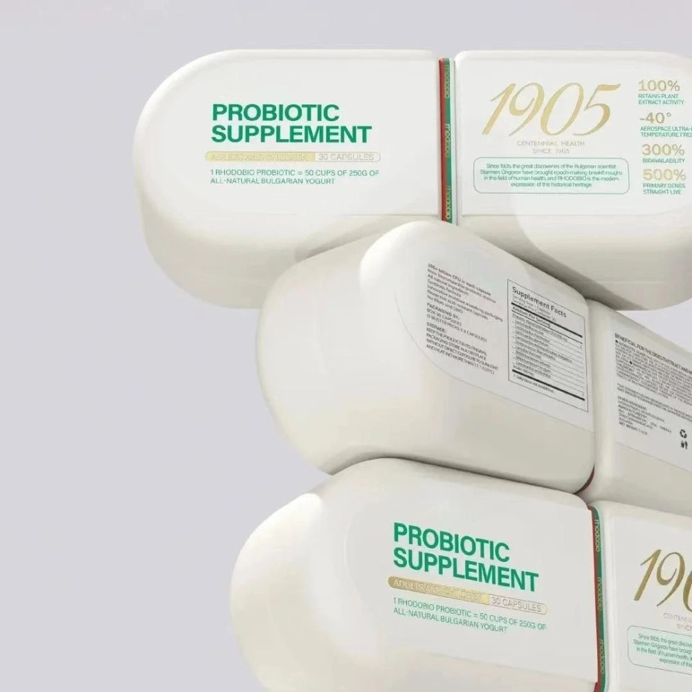 Pill-Shaped Probiotic Supplement Eco Packaging