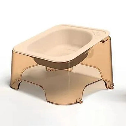 Square Sustainable Pet Food Cat Dog Bowl