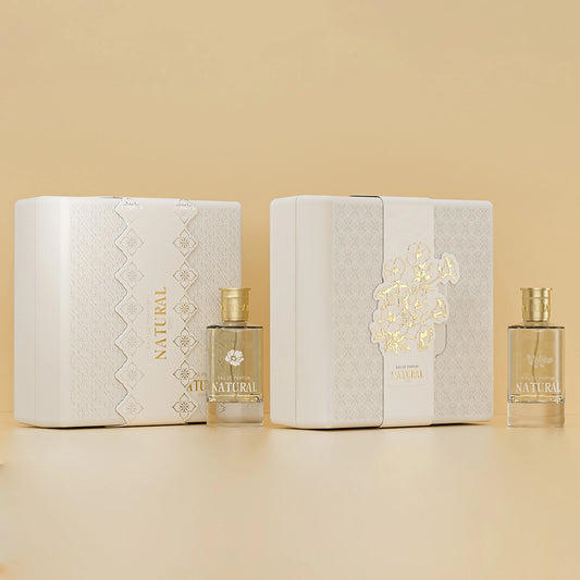 Hot Stamp Gold Geometric Pattern Sustainable Perfume Box