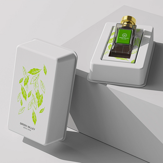 Wholesale Green Tea Leaf Stock Mold Perfume Box