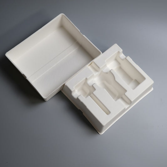 Sustainable Sugarcane Molded Packaging For Cosmetic