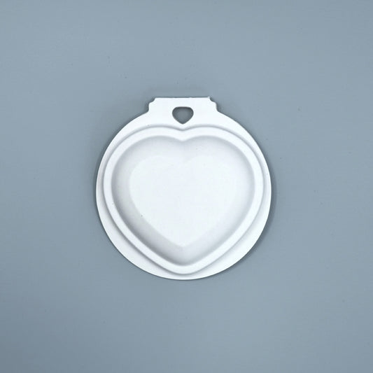 Sustainable Sugarcane Molded Heart Shaped Packaging For Makeup