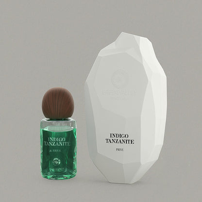 Caja de perfume con forma de roca especial, embalaje sostenible para perfumes.