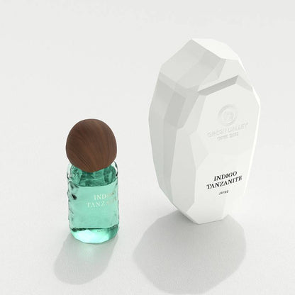 Caja de perfume con forma de roca especial, embalaje sostenible para perfumes.