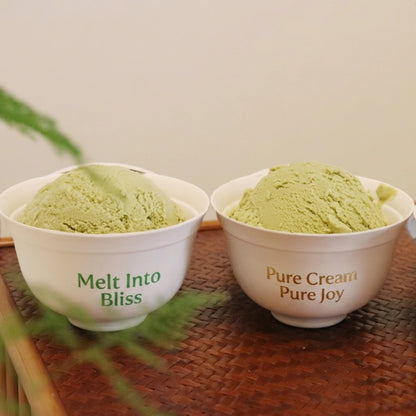 Tea Bowl Shape Molded Pulp Ice Cream Snack Cup