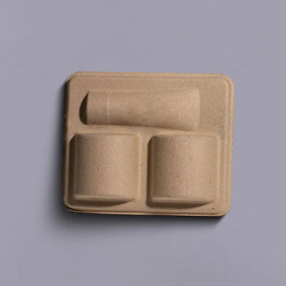 Sugarcane Thermos Cup Paper Tray