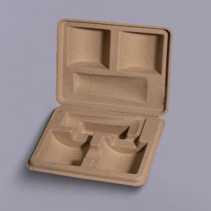 Sugarcane Thermos Cup Paper Tray