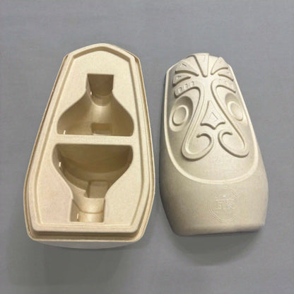 Totem Pulp Embossed Biodegradable Supplement Packaging