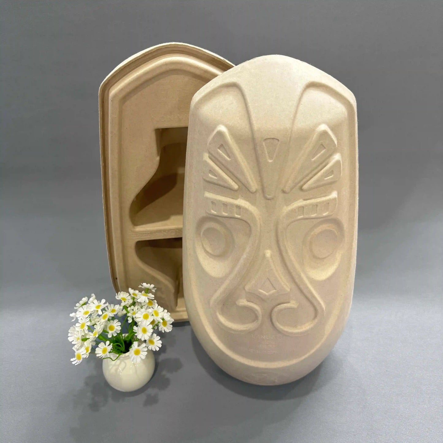 Totem Pulp Embossed Biodegradable Supplement Packaging