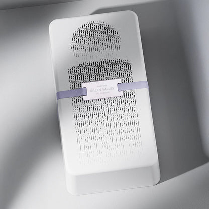 Gradient Halftone Dot Wave Pattern Molded Pulp Perfume Box