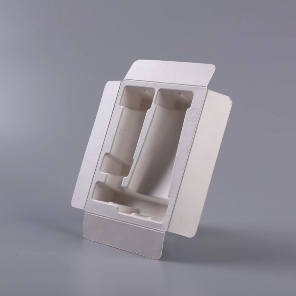 Wet Press Molded Pulp Insert for Skincare Set