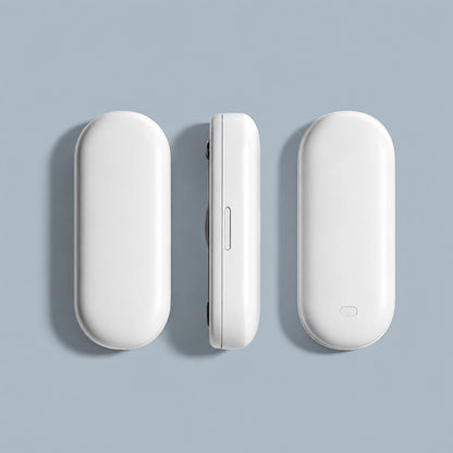 White Flip-Top Capsule Razor Case Wholesale