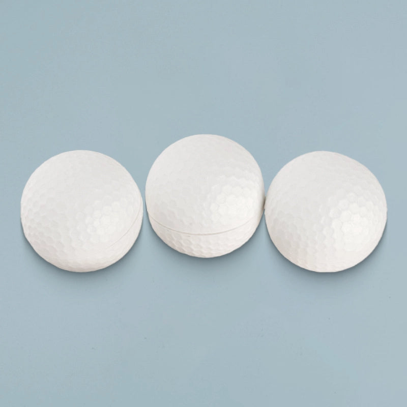 White Sugarcane Fiber Golf Ball Tea Packaging