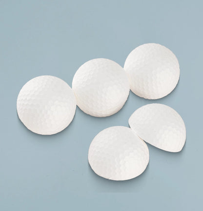 White Sugarcane Fiber Golf Ball Tea Packaging