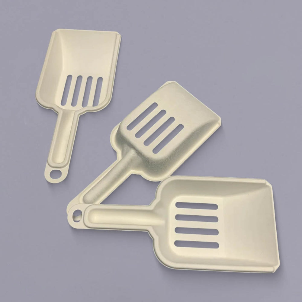 Bagasse Molded Pulp Cat Litter Scoop