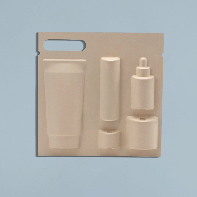 Biodegradable Cosmetic Packaging With Handle