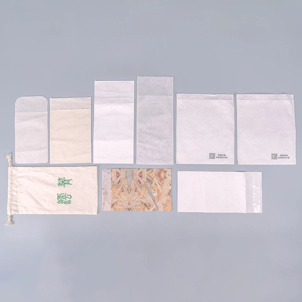 Composable Fiber Pouch Natural Cord Suppliers Bulk - Otarapack