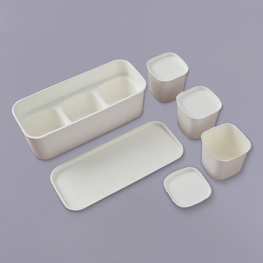 Sustainable White Portable Travel Tea Set