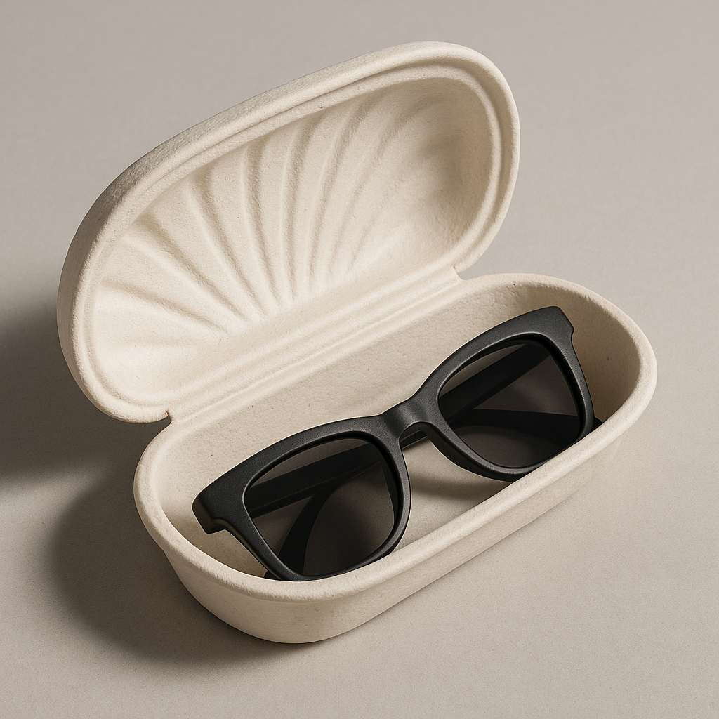 Molded Pulp Packaging Box for Glasses