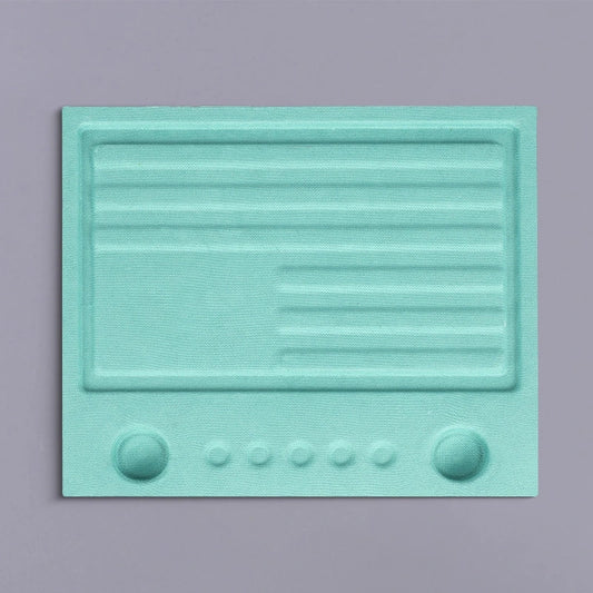 Blue-green Color Paper Tray for Electronic Products