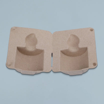 Clamshell Bagasse Moulded Pulp Perfume Box