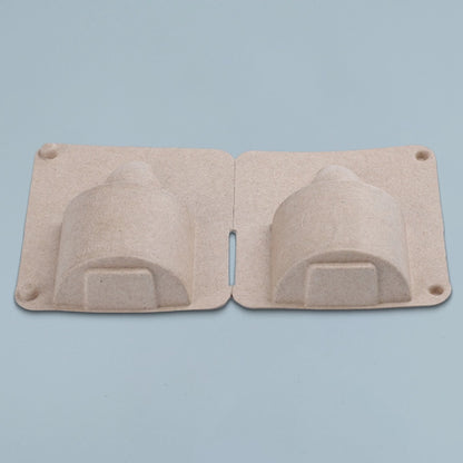 Clamshell Bagasse Moulded Pulp Perfume Box