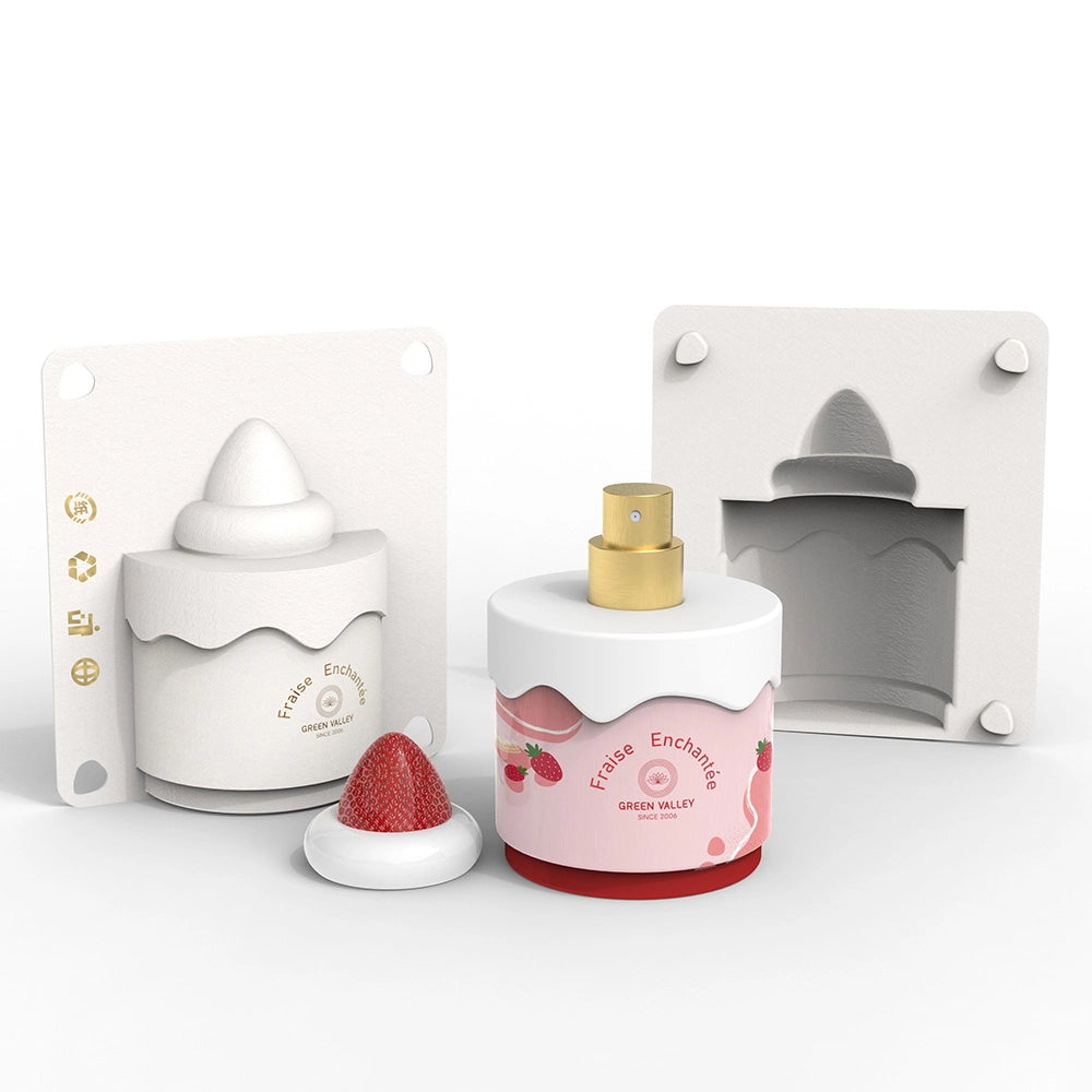 Cupcake Shaped Bagasse Perfume Packaging