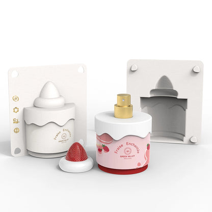 Cupcake Shaped Bagasse Perfume Packaging