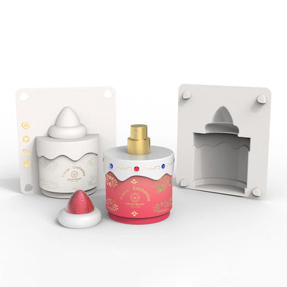 Cupcake Shaped Bagasse Perfume Packaging