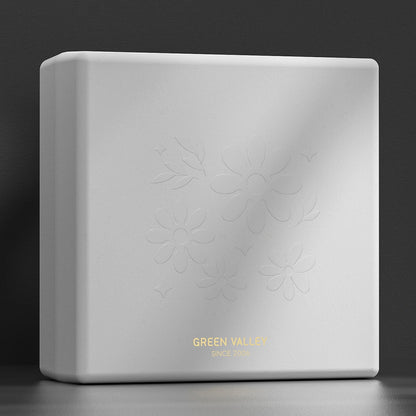 Gold Foil Emboss Floral Molded Pulp Perfume Box