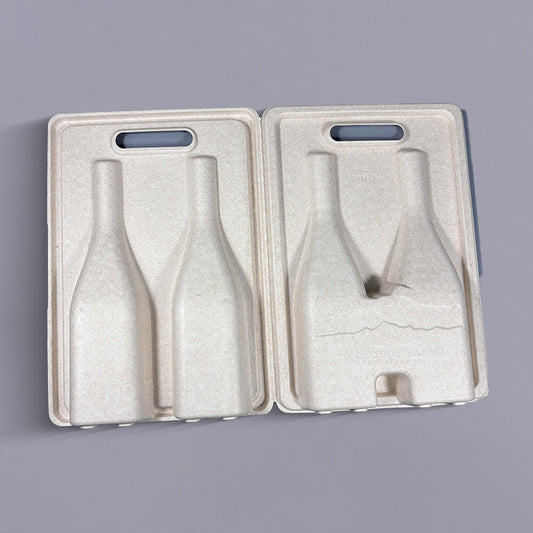 Biodegradable Moulded Fibre Packaging For Liquids