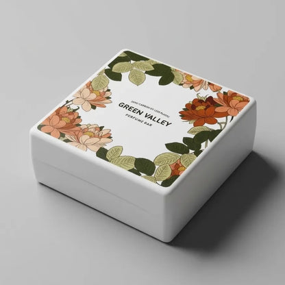 Botanical Border Print Pulp Perfume Gift Box
