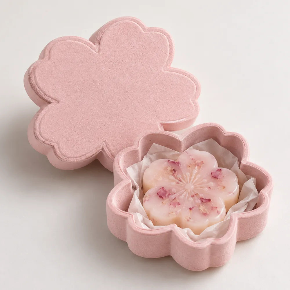 Flower-shaped Soap Molded Pulp Box