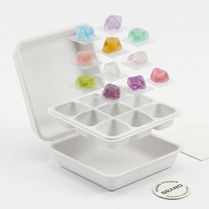 Hand-Drawn Eco-Friendly Box for Gemstone Candy