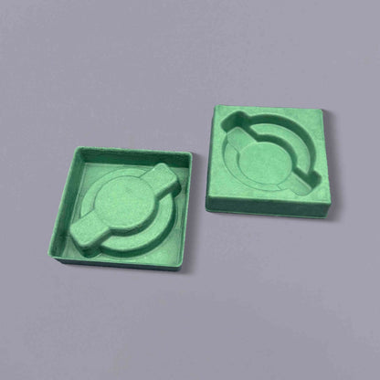 Green Face Cream Molded Pulp Insert