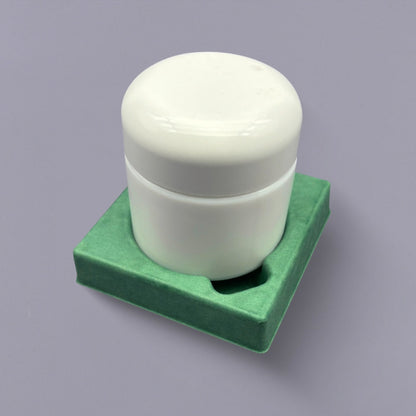 Green Face Cream Molded Pulp Insert