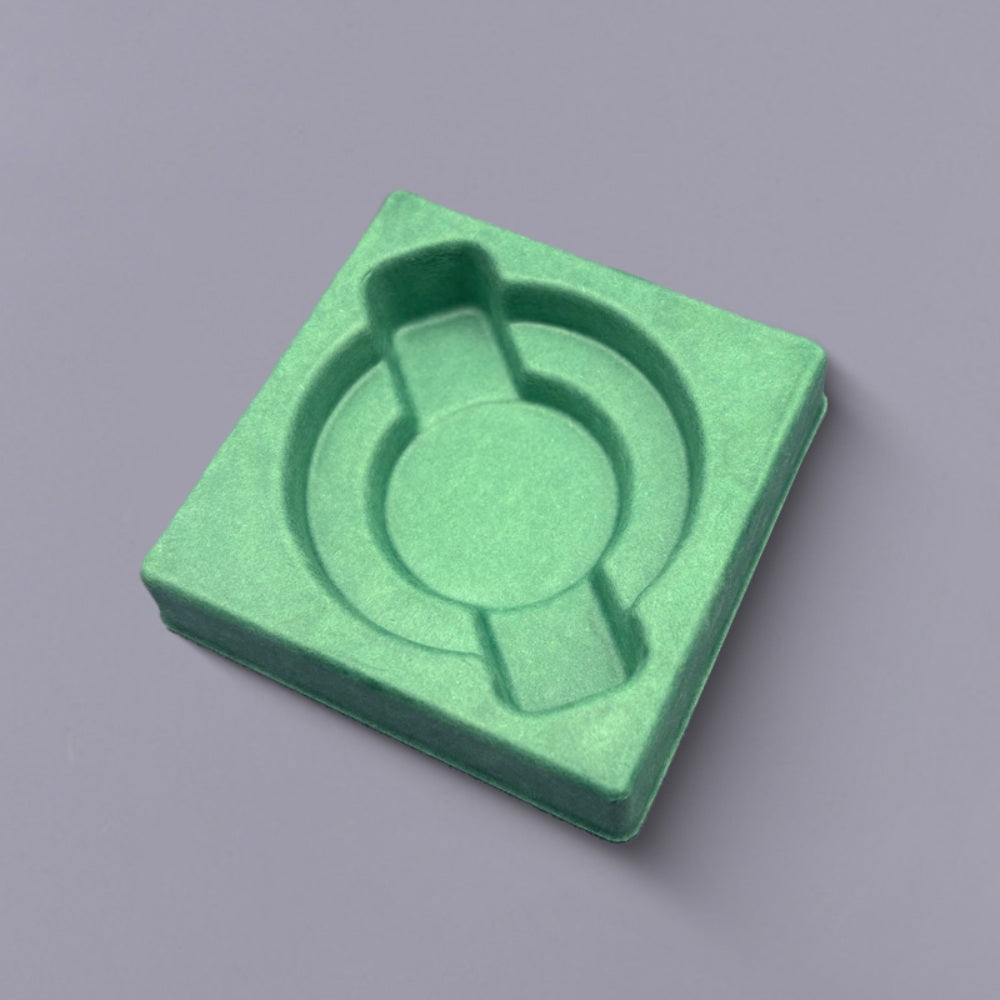 Green Face Cream Molded Pulp Insert