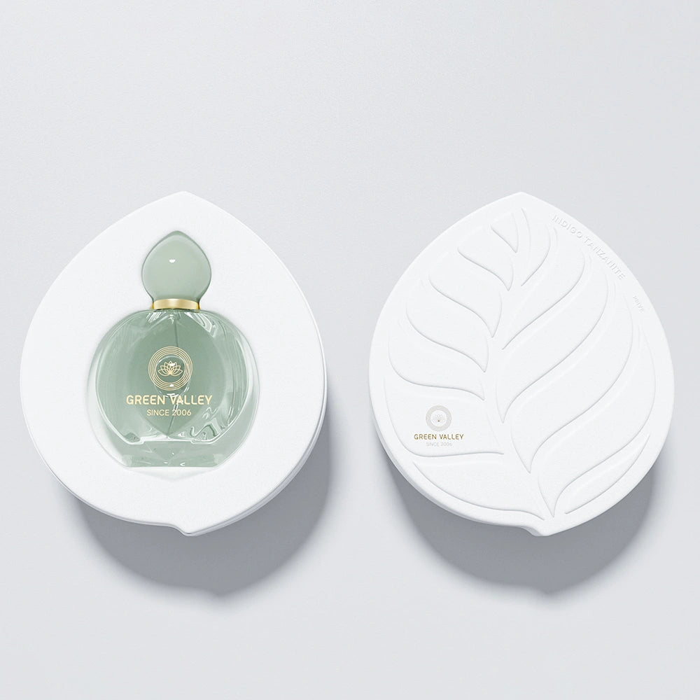 Leaf Shape Embossed Perfume Packaging