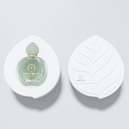Leaf Shape Embossed Perfume Packaging