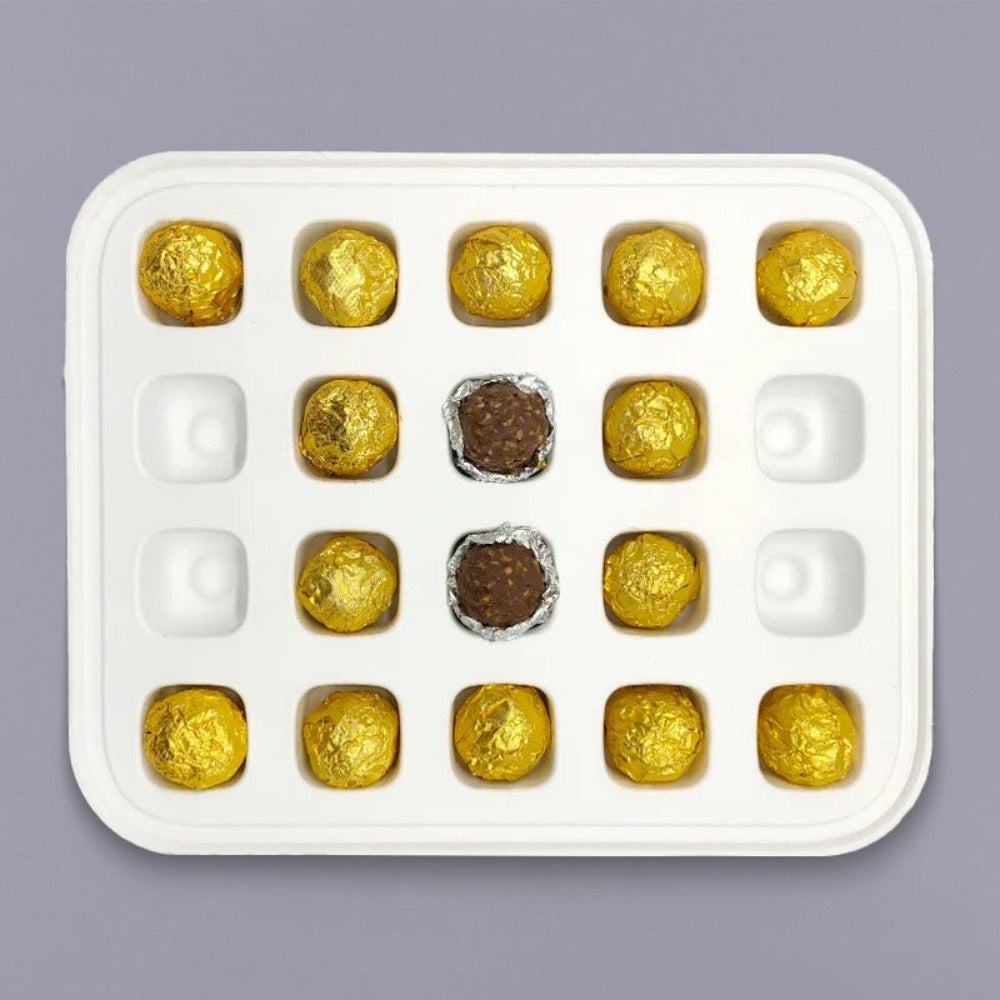 Lid Base Molded Pulp Chocolate Box