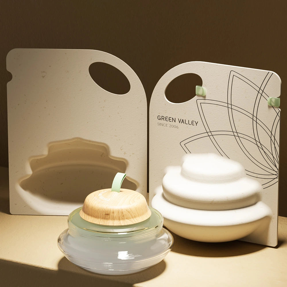 Botella de agua de papel personalizada, ecológica, para champú